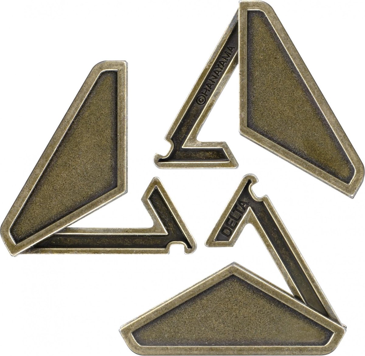 Huzzle breinbreker Cast Delta brons