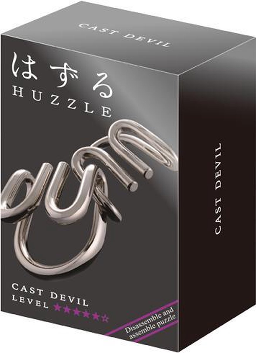 Huzzle breinbreker Cast Devil 11,8 cm staal zilver - Silver