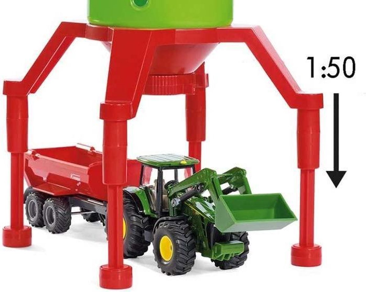 Siku World silo staand 30 cm (5602) groen/ - Geel