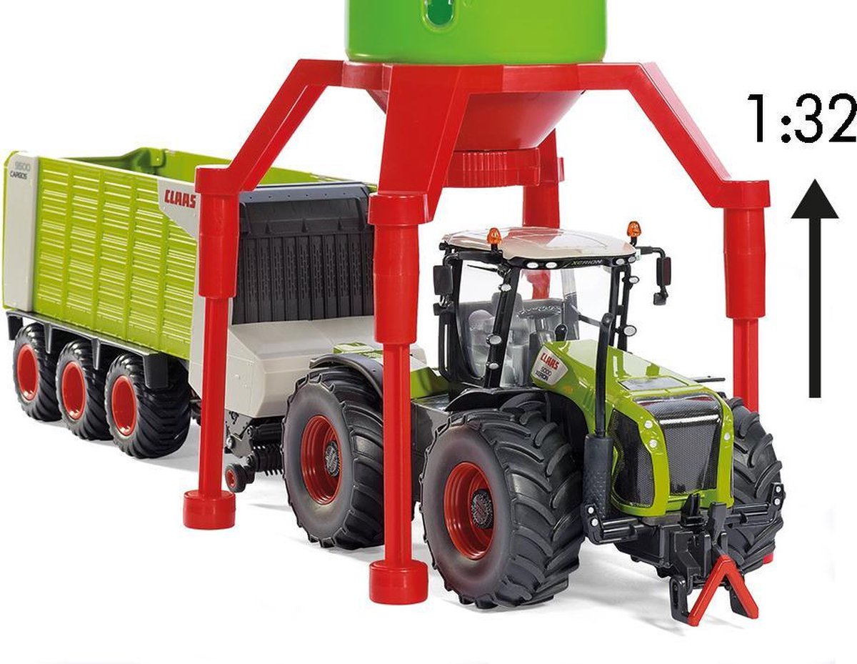 Siku World silo staand 30 cm (5602) groen/ - Geel