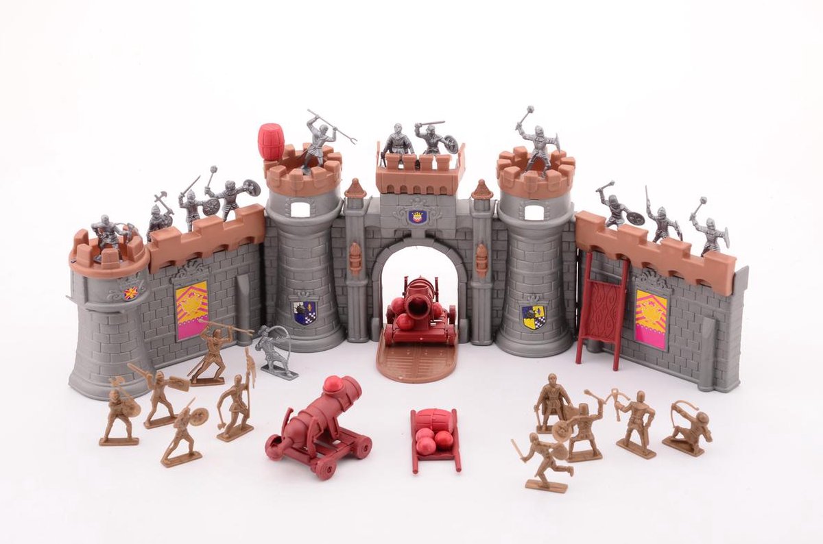 Johntoy Medieval Knights ridders met kasteel 37 delig