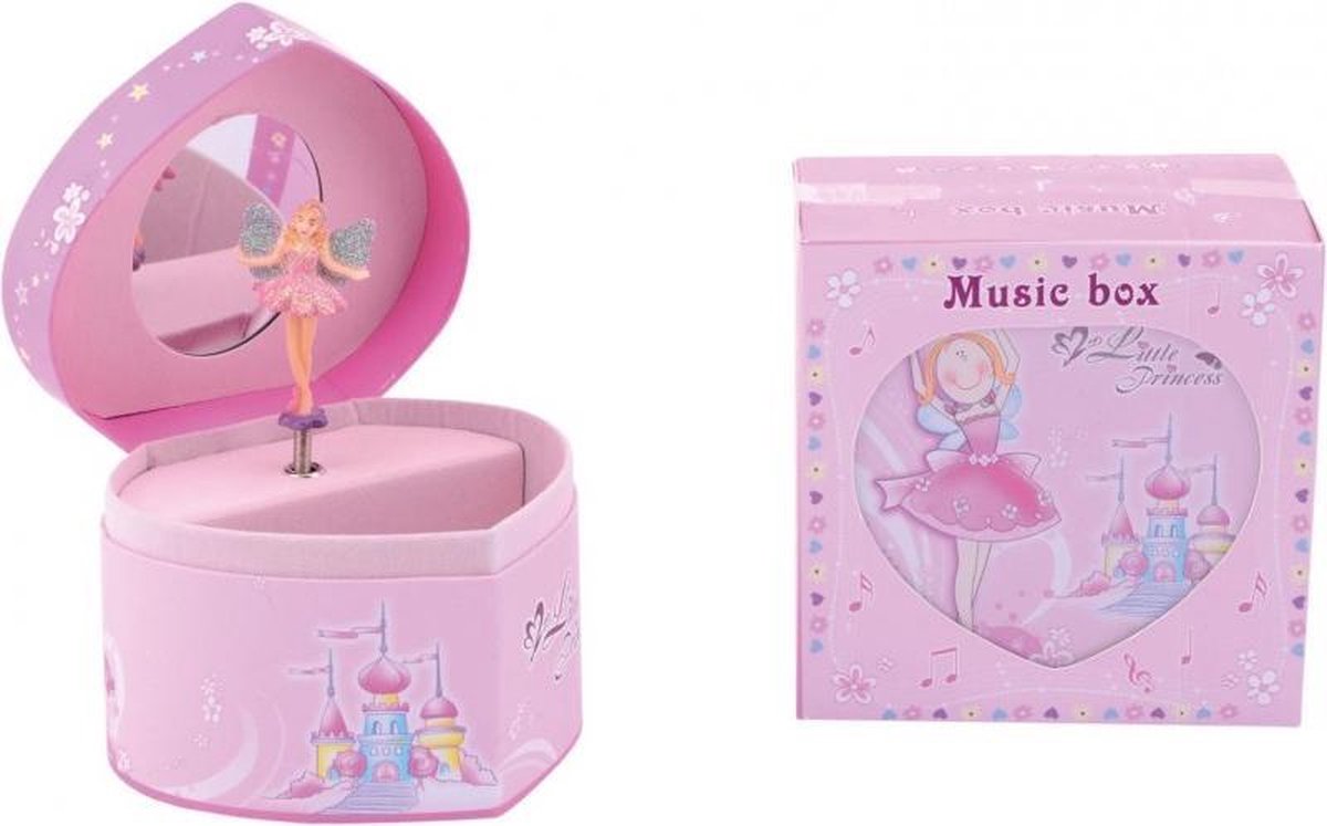 Top1Toys Johntoy muziekdoos ballerina - Roze