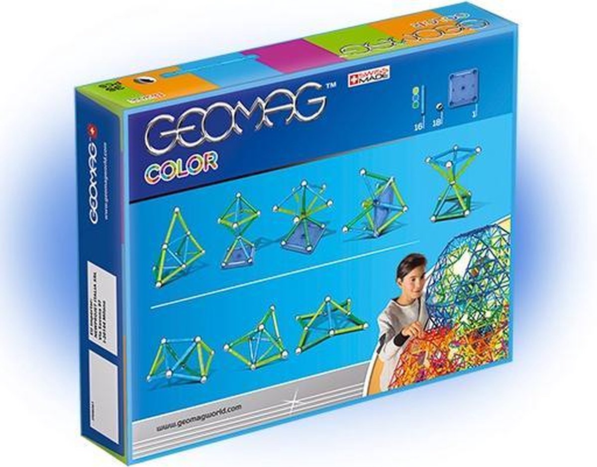 Geomag Color blauw/groen 35 delig
