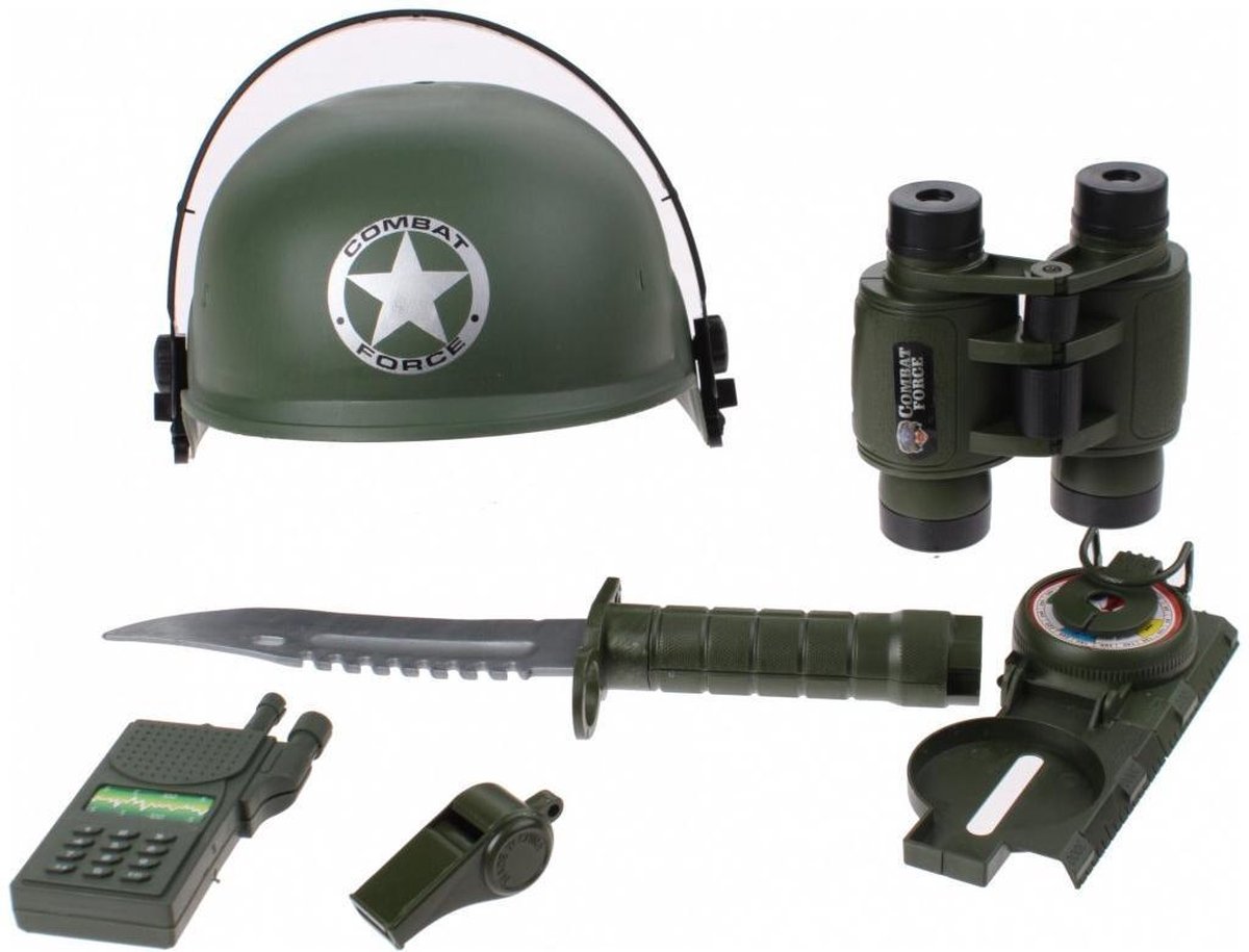 Johntoy legerset op kaart 6 delig - Groen