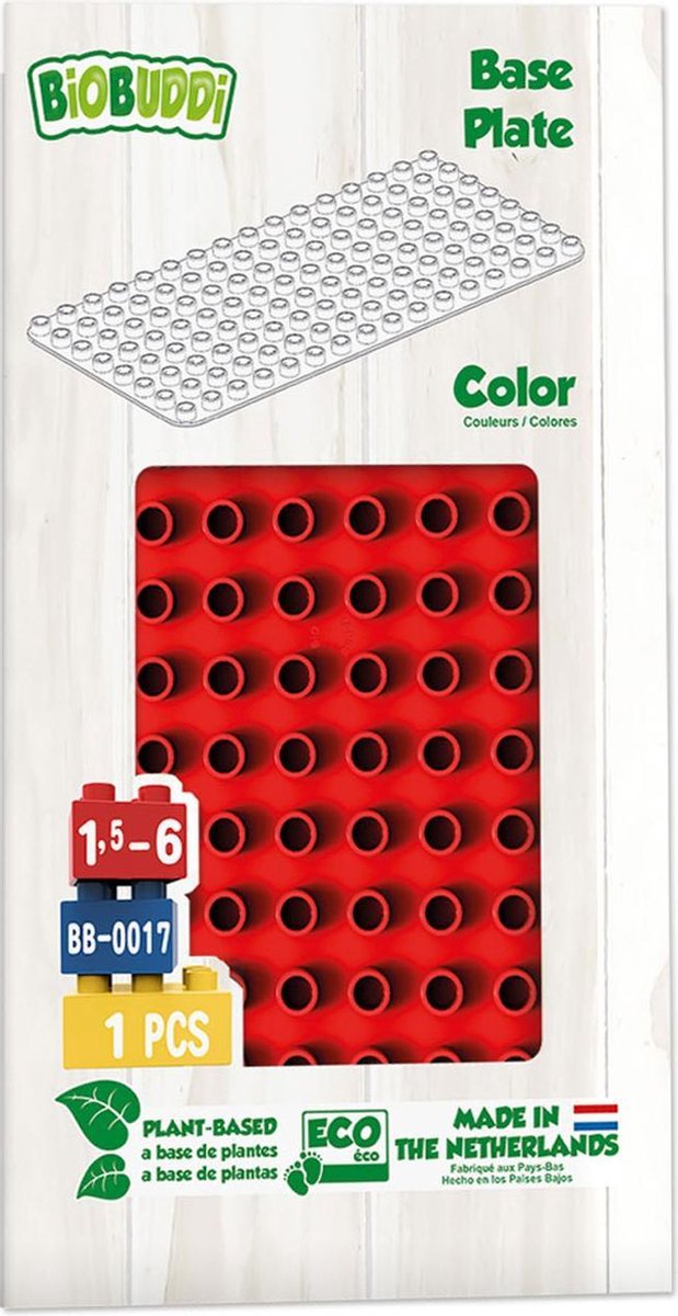 BiOBUDDi grondplaat (BB 0017) - Rood