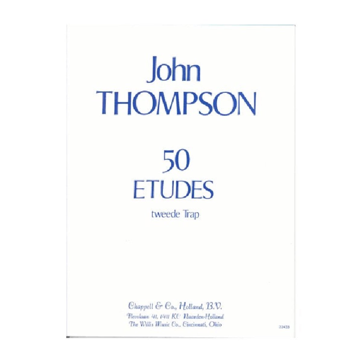 EMC 50 Etudes - Tweede Trap - Thompson pianoboek
