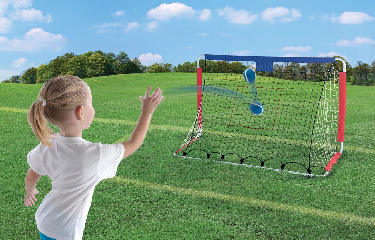 Step2 kickback voetbal en hockeygoal 6 delig 123 cm - Wit