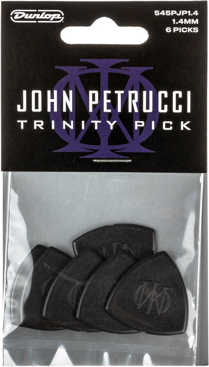 Dunlop 545PJP140 John Petrucci Trinity Pick plectrumset (6 stuks)