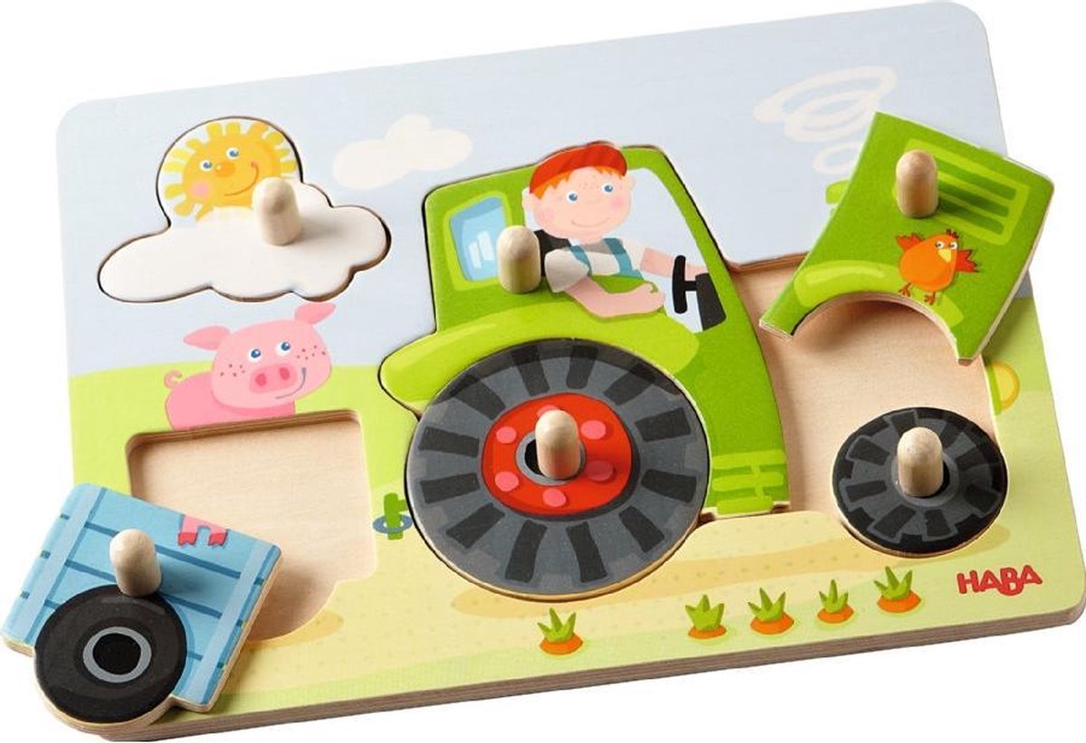 HABA puzzel Peters boerderij 6 stukjes