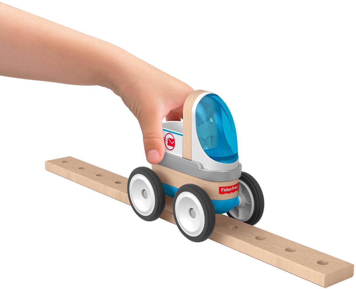 Fisher Price bouwpakket Wonder Makers Postkantoor hout 35 delig