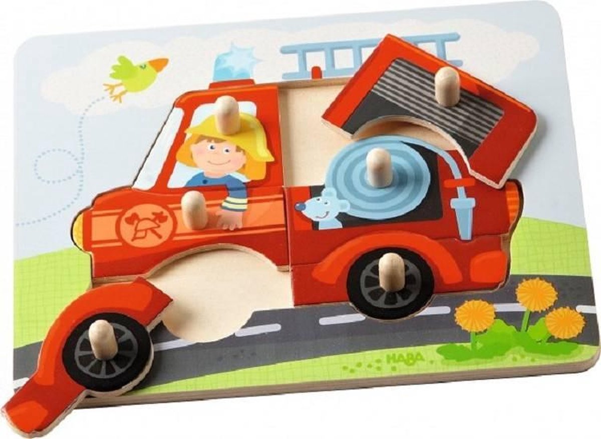 HABA puzzel brandweer 6 stukjes