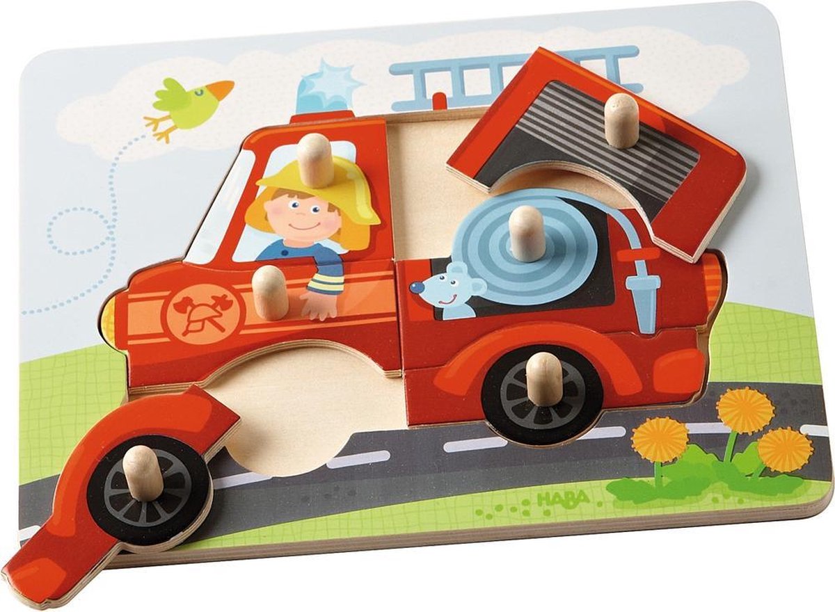HABA puzzel brandweer 6 stukjes