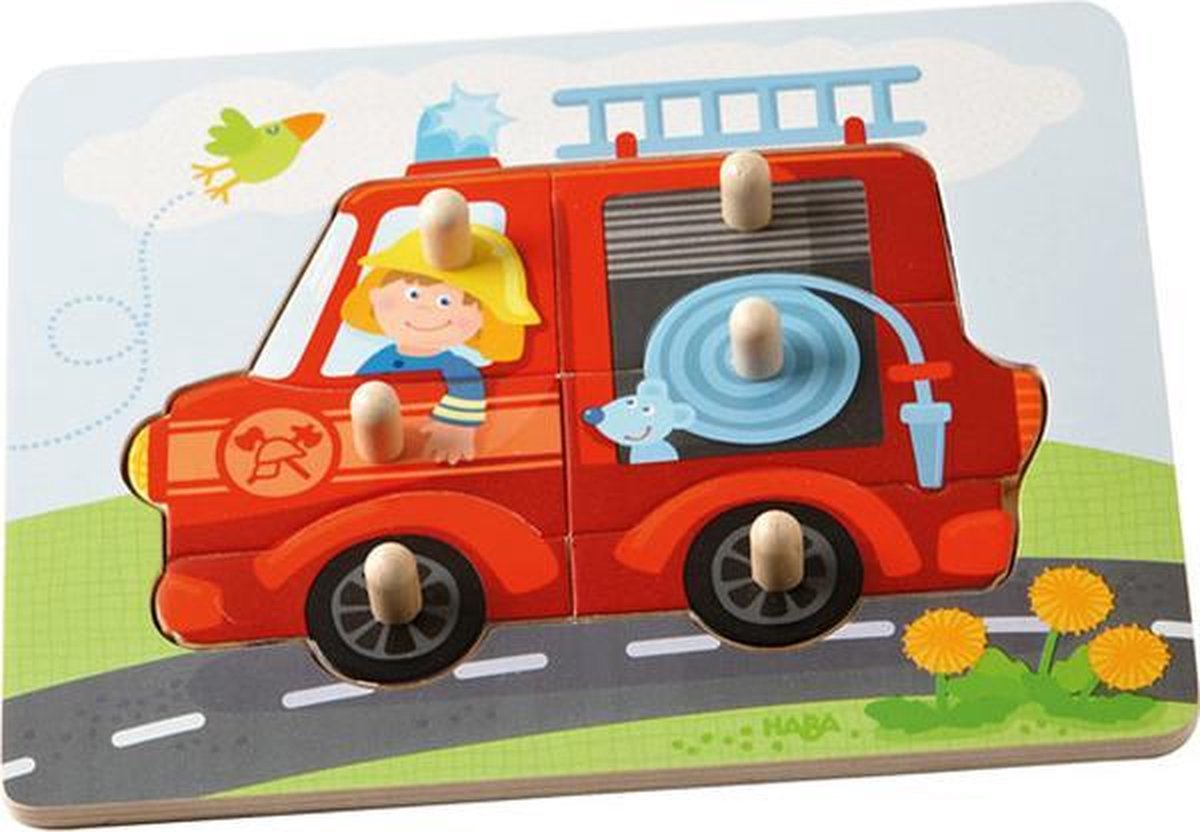 HABA puzzel brandweer 6 stukjes