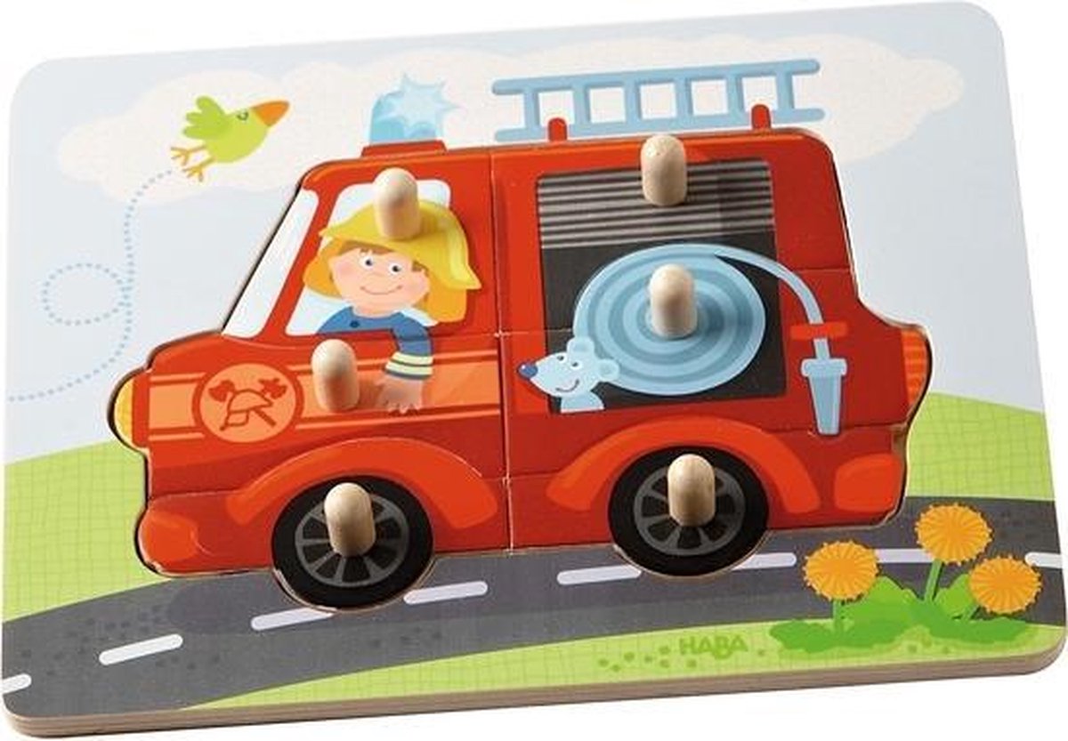 HABA puzzel brandweer 6 stukjes