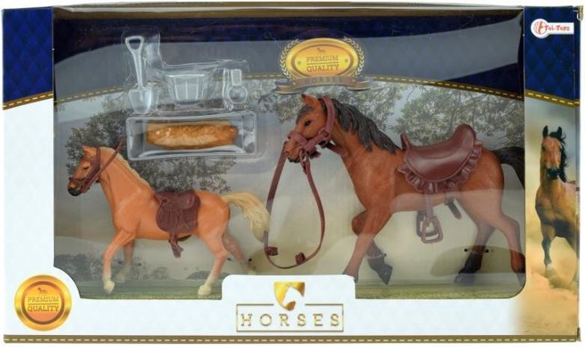 Toi-Toys Toi Toys Horses Pro paarden speelset met accessoires