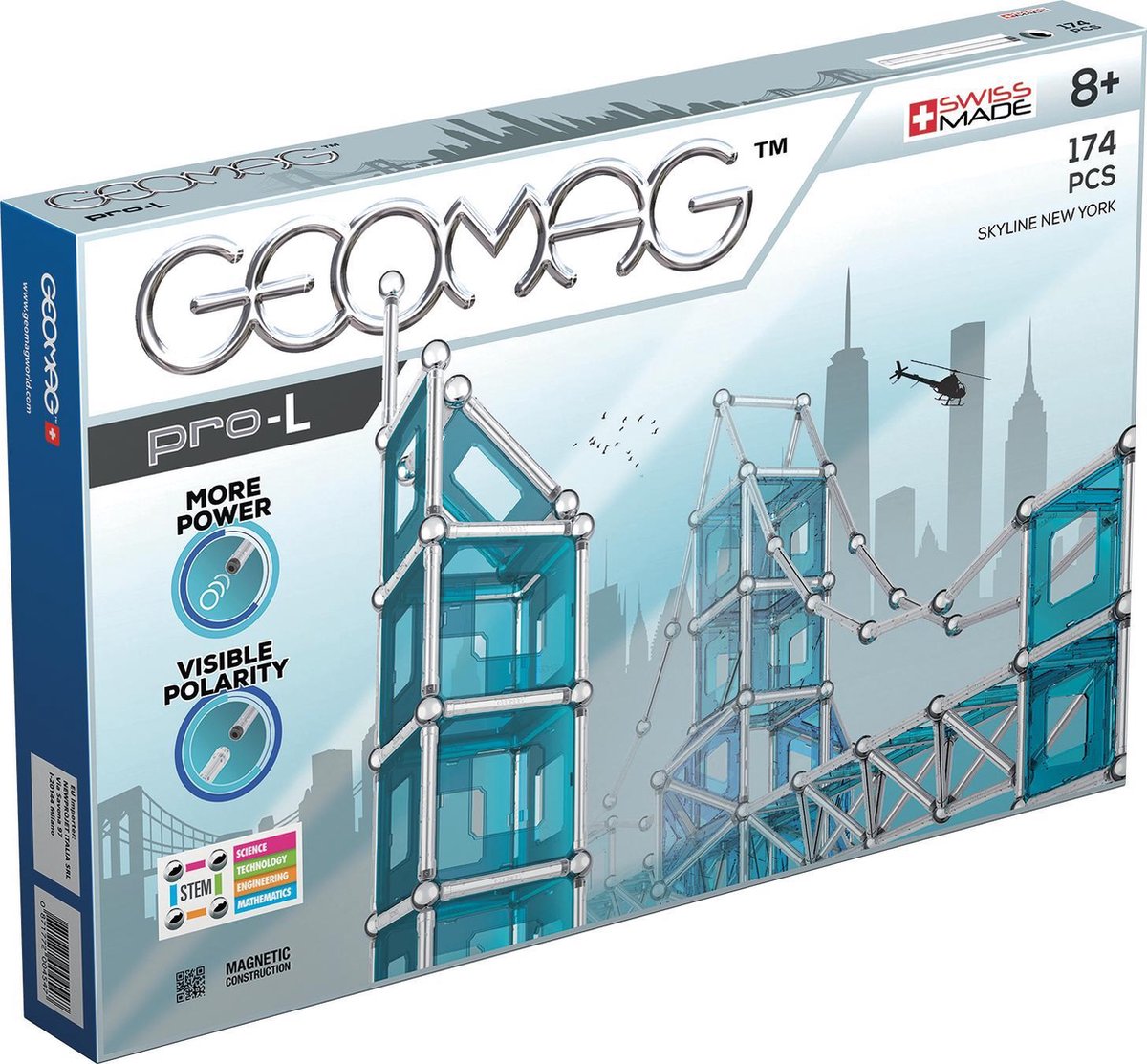 Geomag Pro L Skyline New York 174 delig - Blauw