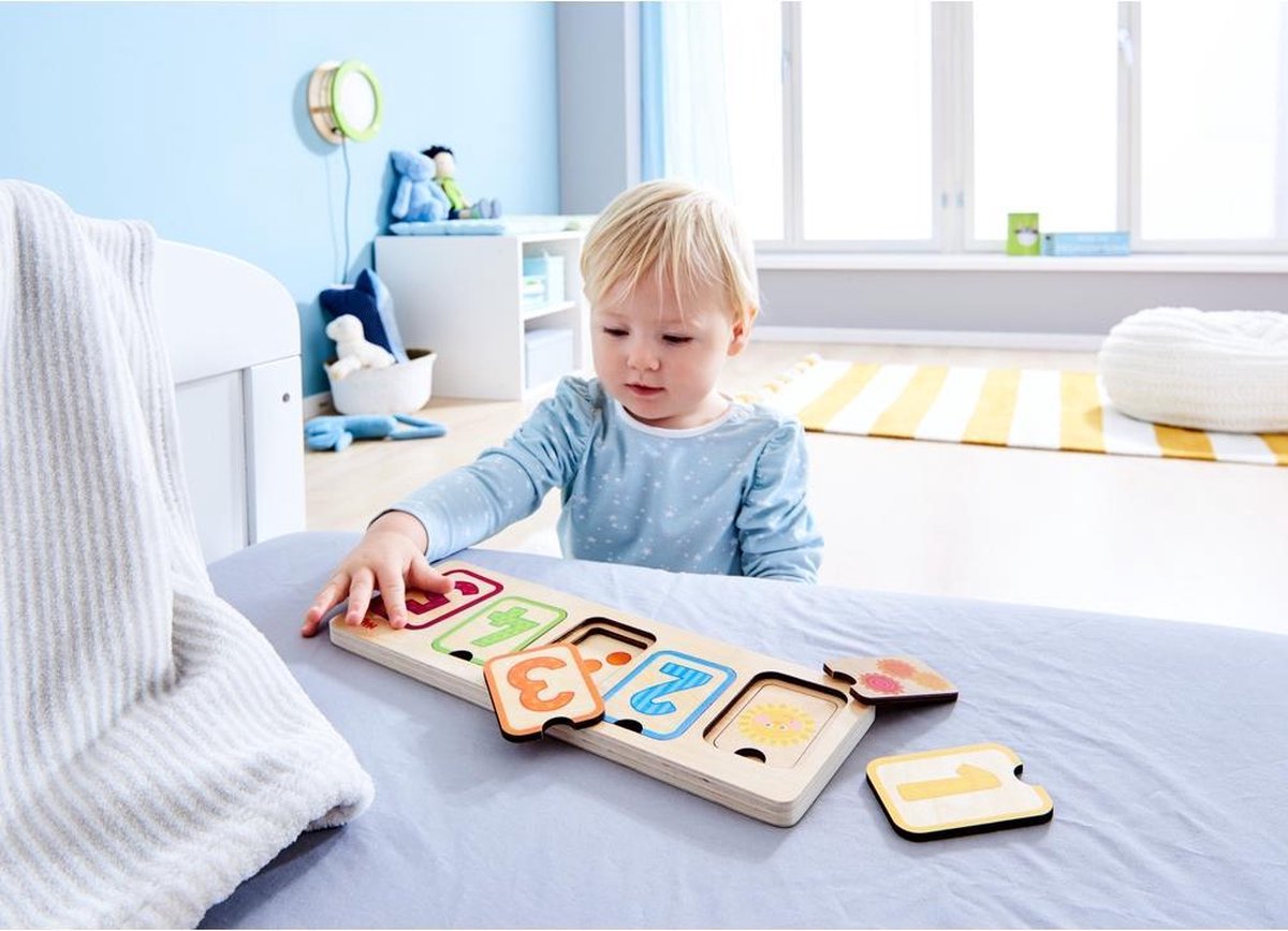 HABA vormenpuzzel Eerste Cijfers junior hout 10 stukjes