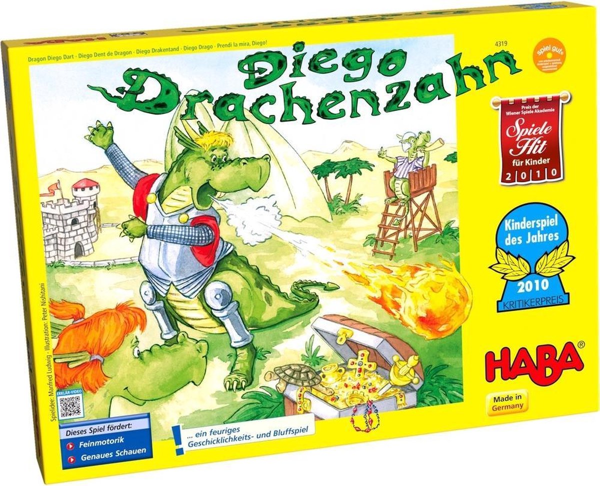 HABA kinderspel Diego Drakentand (DU)