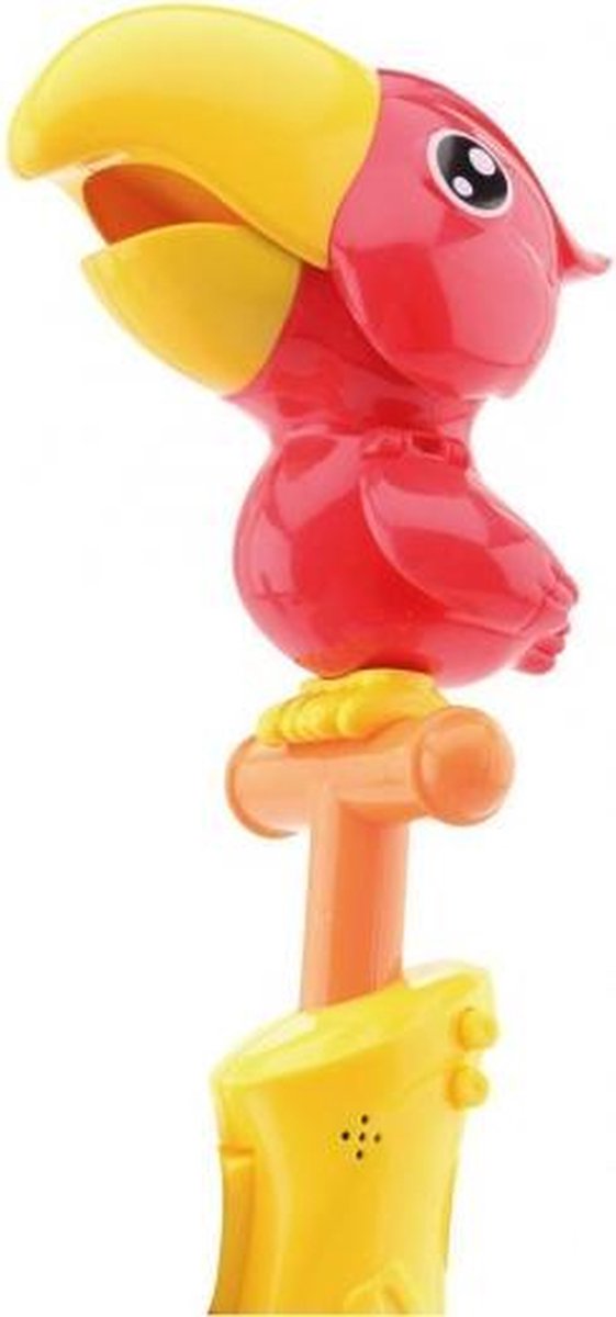 Johntoy interactieve papegaai 11 cm - Rood