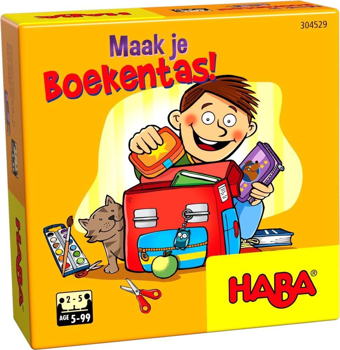 HABA kinderspel maak je boekentas (NL) - Rood