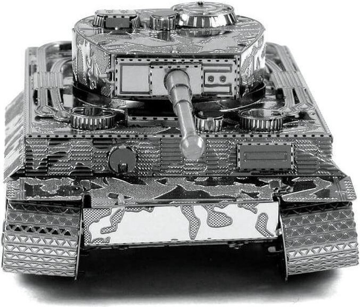 Metal Earth bouwpakket Tiger I Tank - Silver