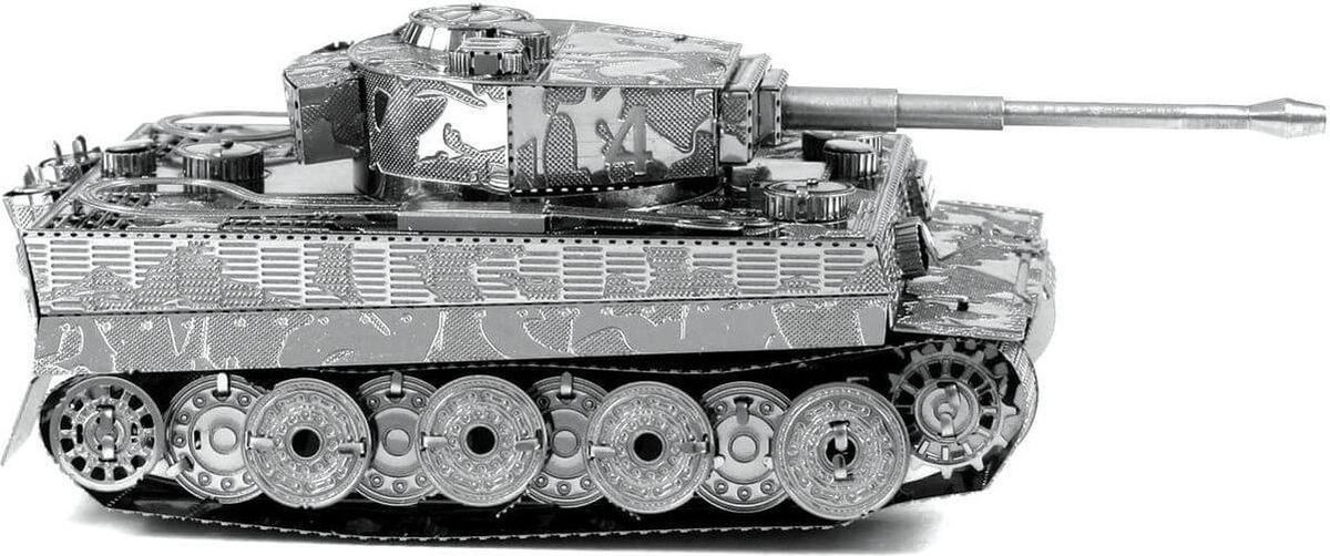 Metal Earth bouwpakket Tiger I Tank - Silver