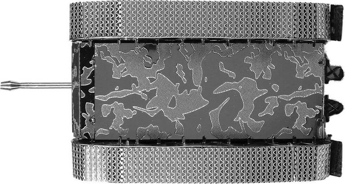 Metal Earth bouwpakket Tiger I Tank - Silver