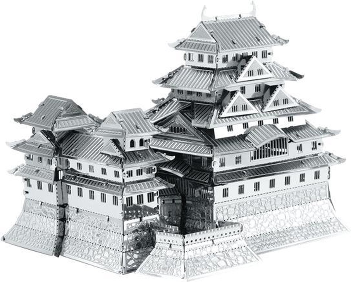 Metal Earth Himeji kasteel 3D modelbouwset 7,2 cm