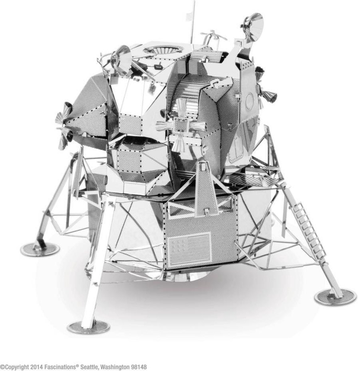 Metal Earth Apollo Lunar Module 3D modelbouwset - Silver