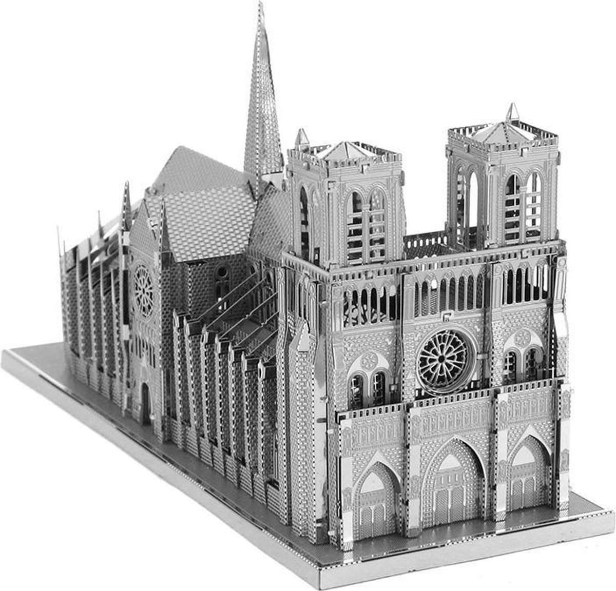 Metal Earth bouwpakket Iconix Notre Dame de Paris - Silver