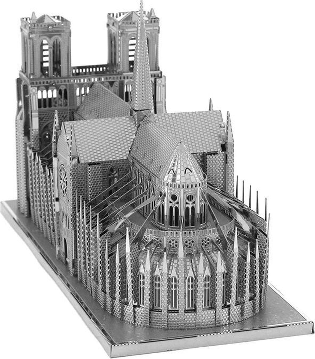 Metal Earth bouwpakket Iconix Notre Dame de Paris - Silver