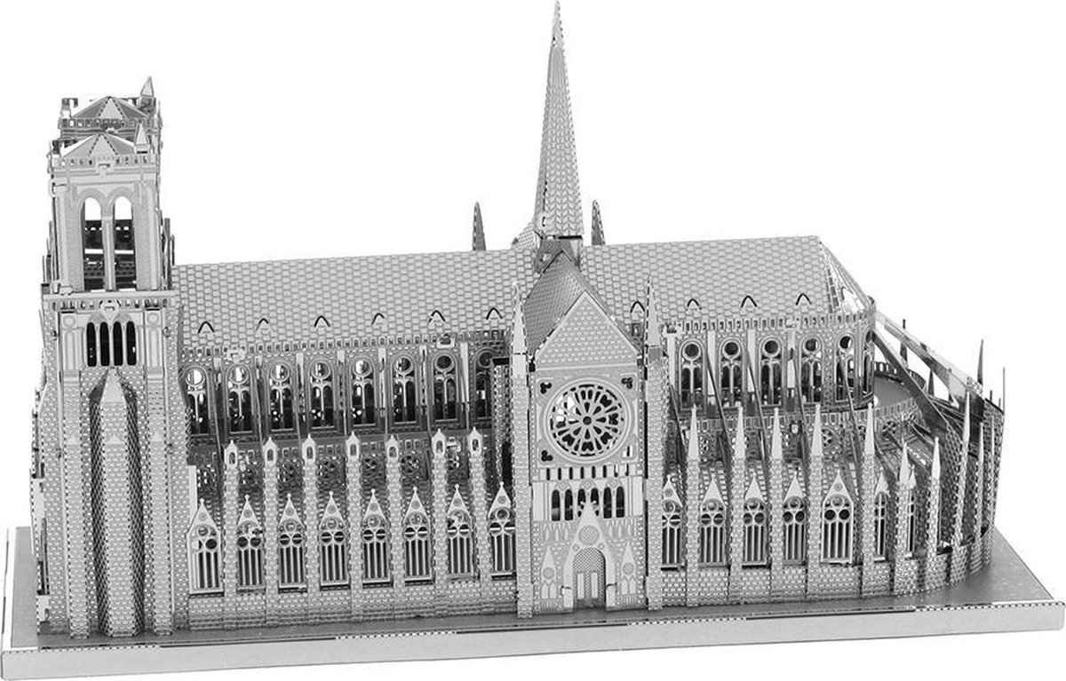 Metal Earth bouwpakket Iconix Notre Dame de Paris - Silver