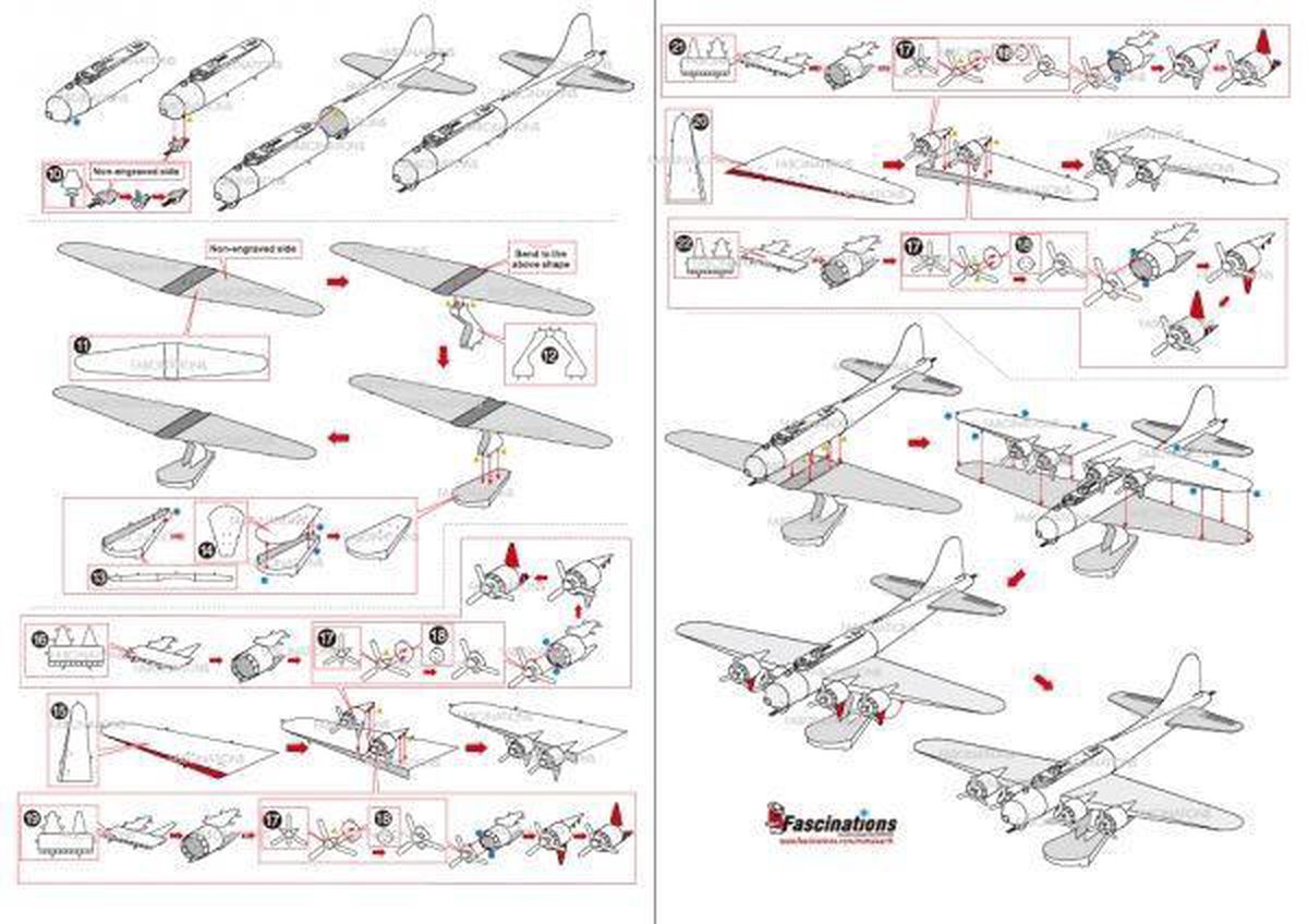 Metal Earth B 17 Flying Fortress modelbouwset