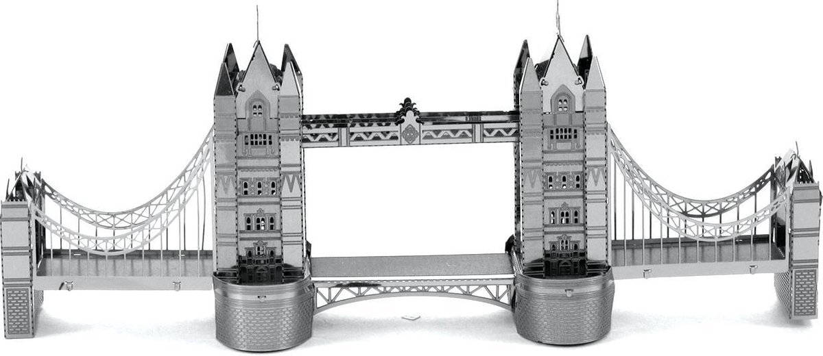 Metal Earth London Tower Bridge 3D modelbouwset 14 cm - Silver