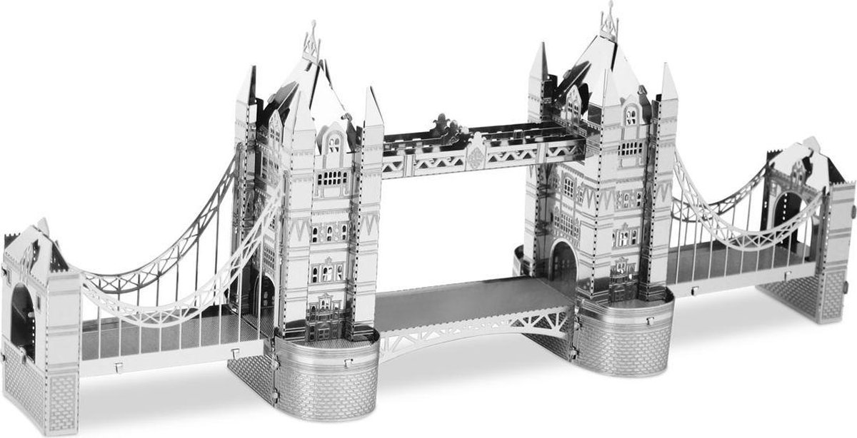 Metal Earth London Tower Bridge 3D modelbouwset 14 cm - Silver