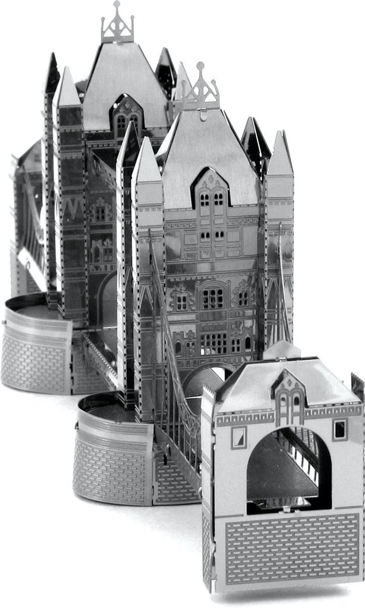 Metal Earth London Tower Bridge 3D modelbouwset 14 cm - Silver