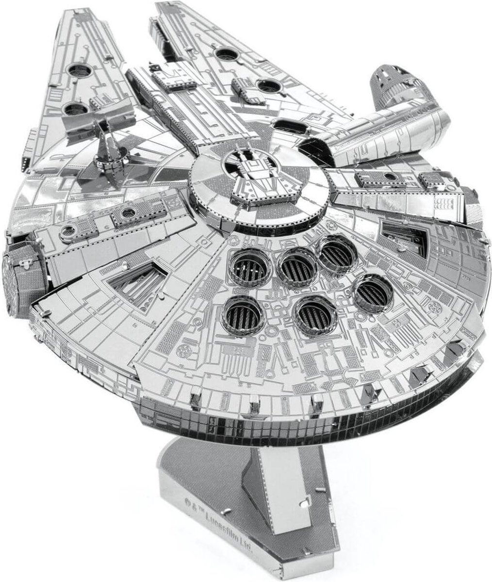 Metal Earth bouwpakket Star Wars Millenium Falcon - Silver