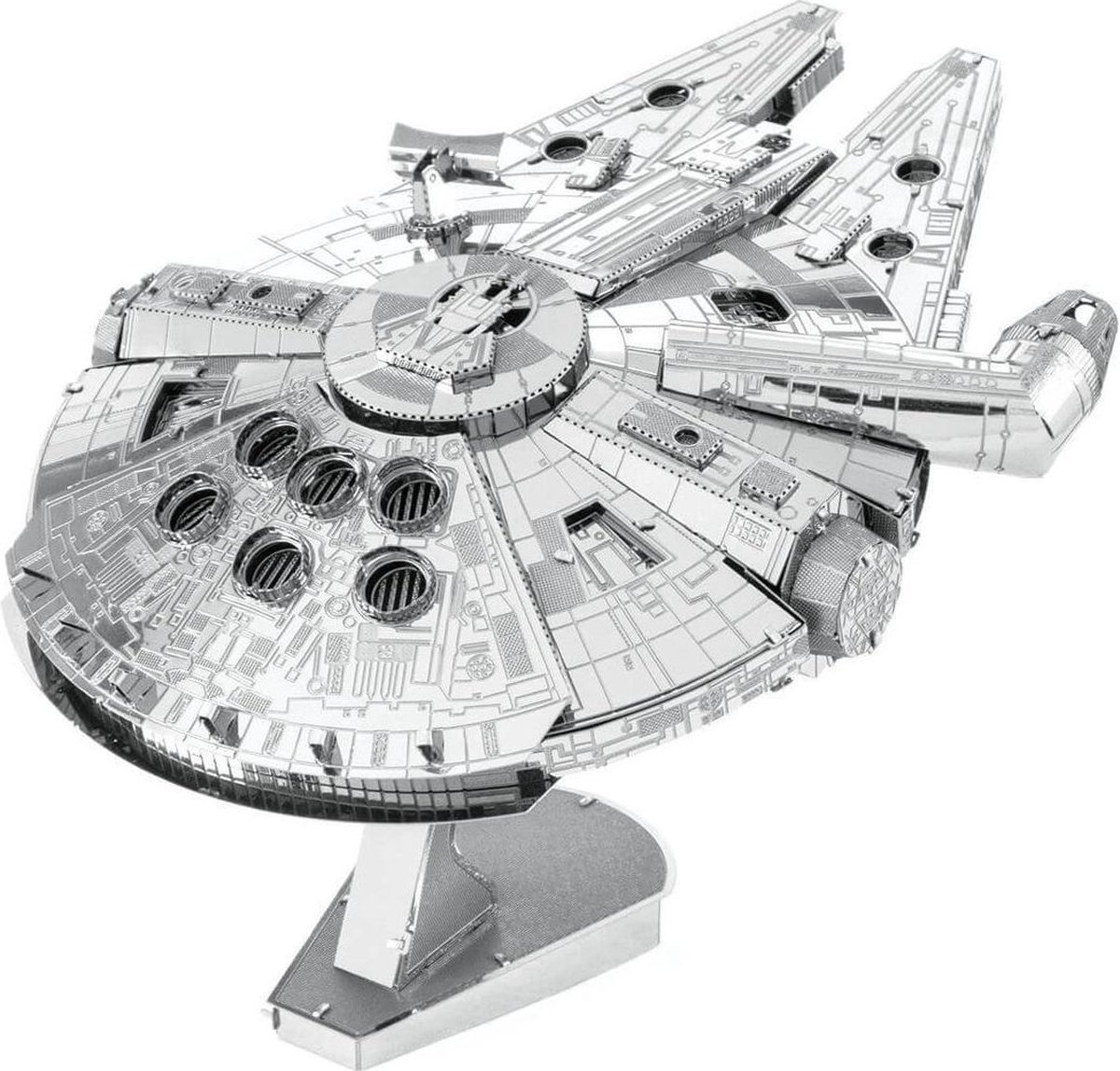 Metal Earth bouwpakket Star Wars Millenium Falcon - Silver