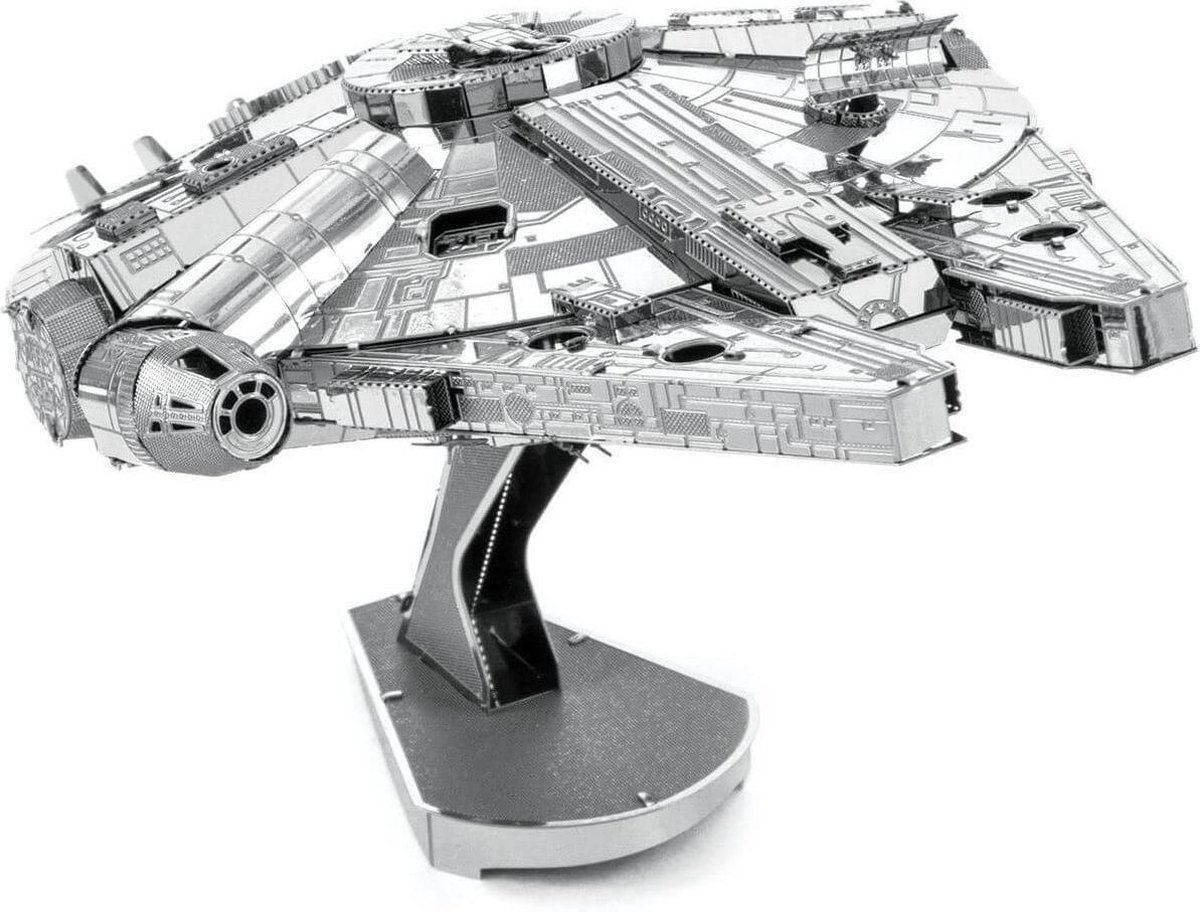 Metal Earth bouwpakket Star Wars Millenium Falcon - Silver