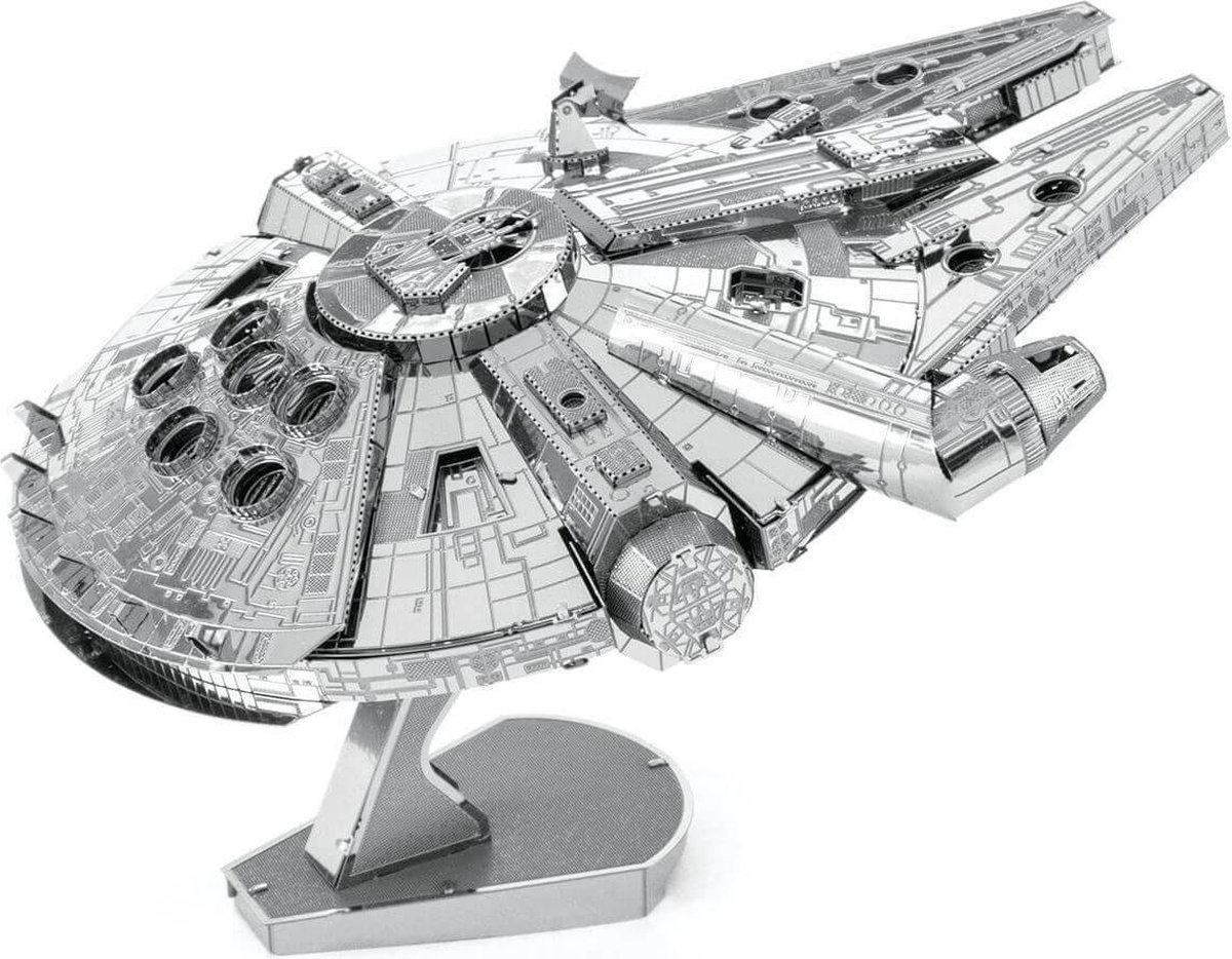 Metal Earth bouwpakket Star Wars Millenium Falcon - Silver