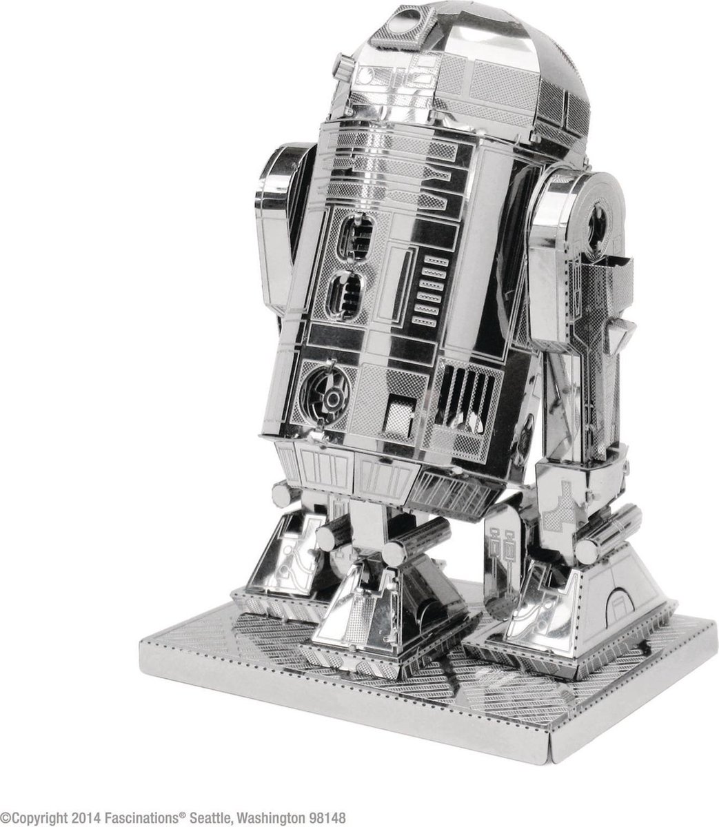 Metal Earth bouwpakket Star Wars R2D2 - Silver