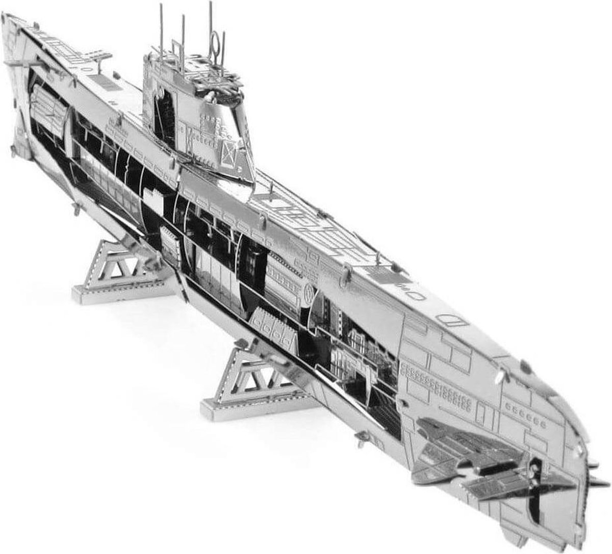 Metal Earth German U Boat type XXI modelbouwset - Silver