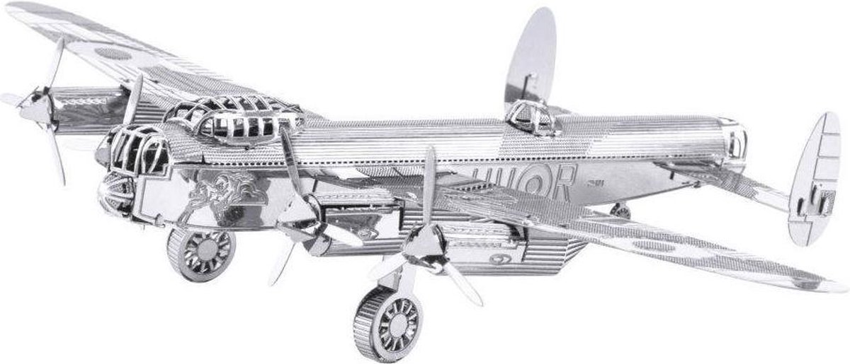 Metal Earth Lancaster Bomber 3D modelbouwset 13,2 cm - Silver