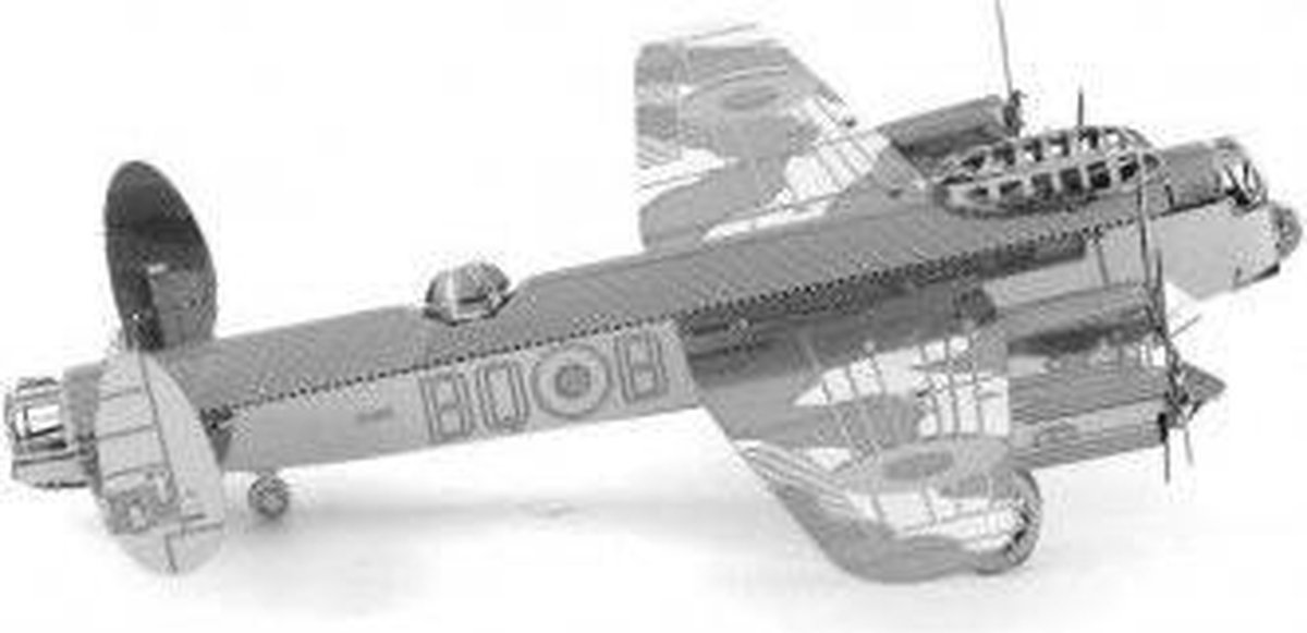 Metal Earth Lancaster Bomber 3D modelbouwset 13,2 cm - Silver