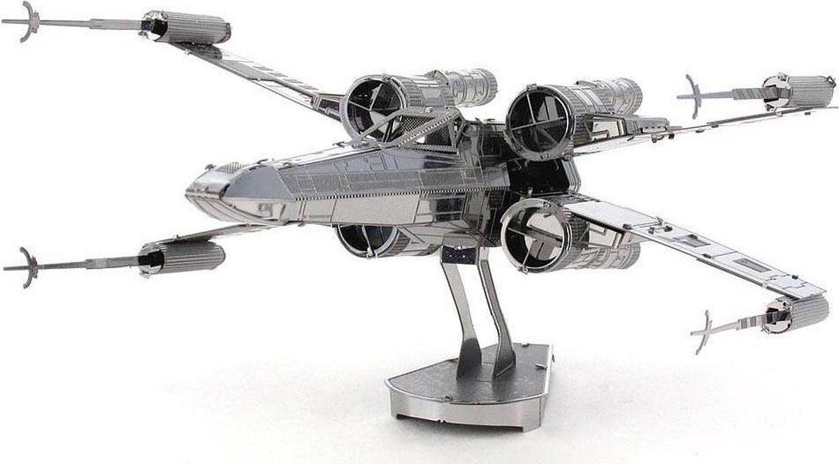 Metal Earth bouwpakket Star Wars X Wing - Silver