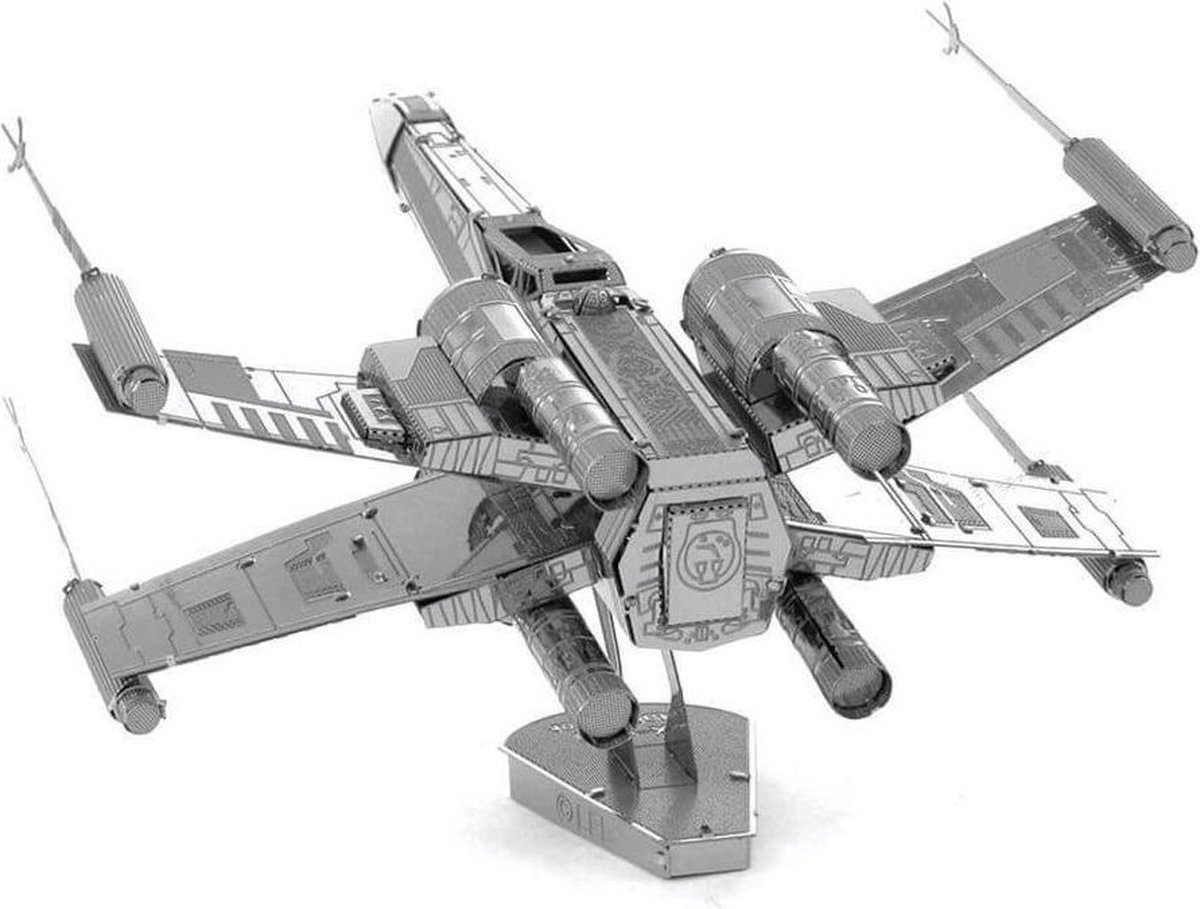 Metal Earth bouwpakket Star Wars X Wing - Silver