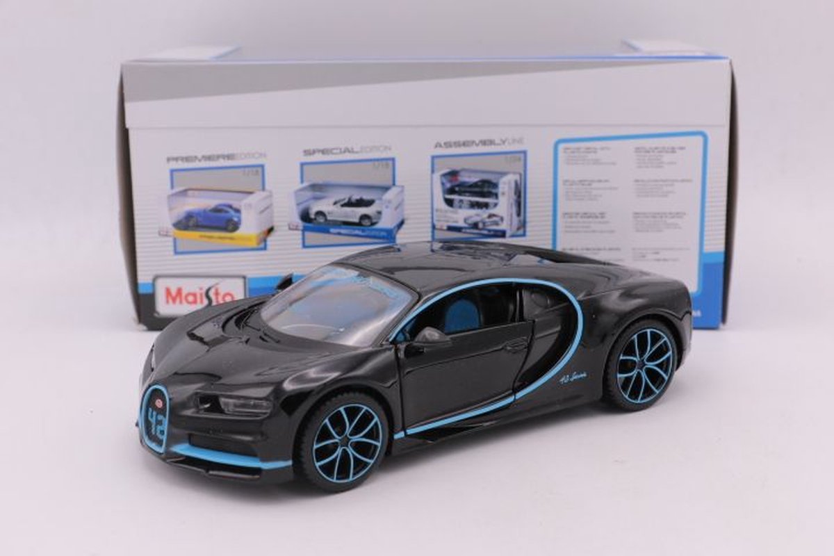 Maisto auto Bugatti Chiron 1:24/ - Zwart