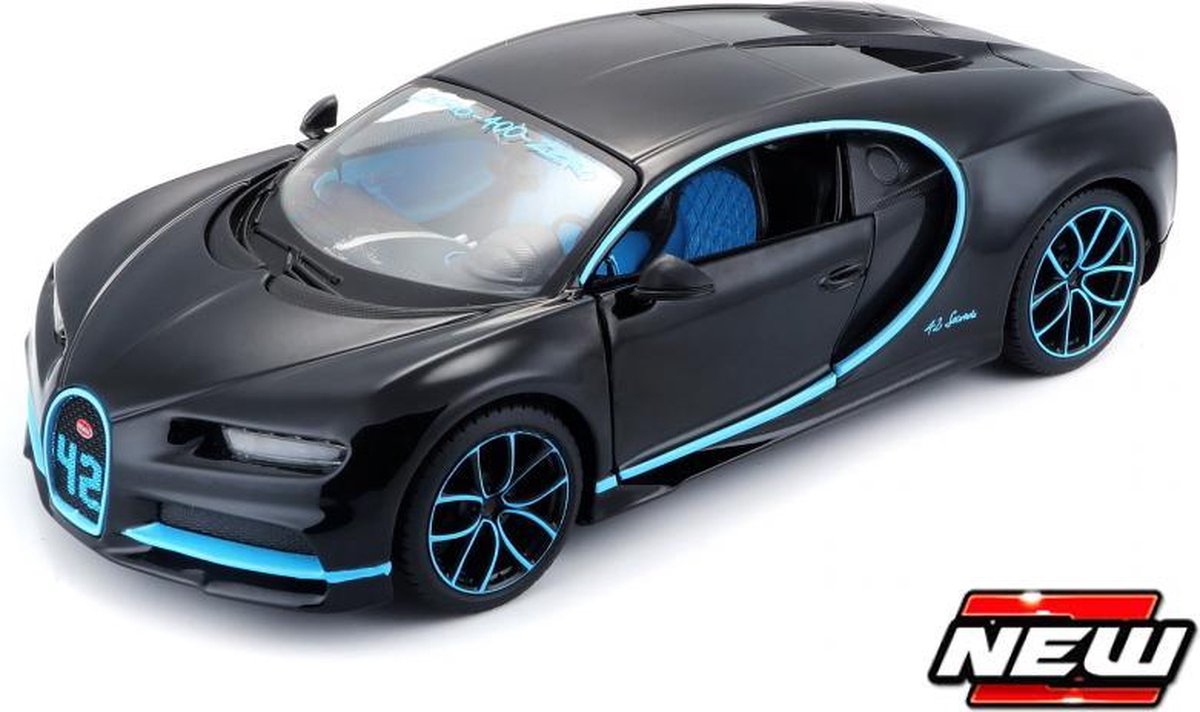 Maisto auto Bugatti Chiron 1:24/ - Zwart