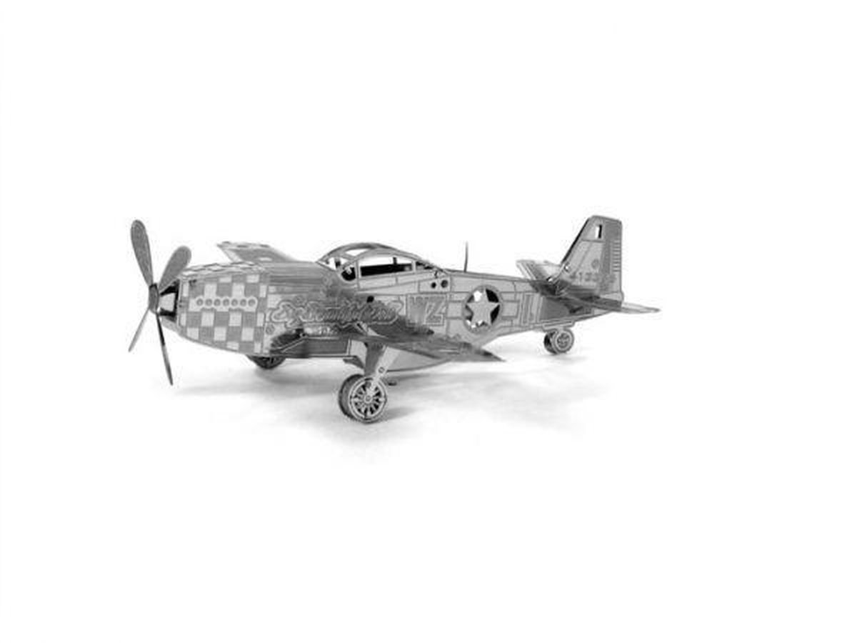 Metal Earth Mustang P 51 3D modelbouwset 9,5 cm