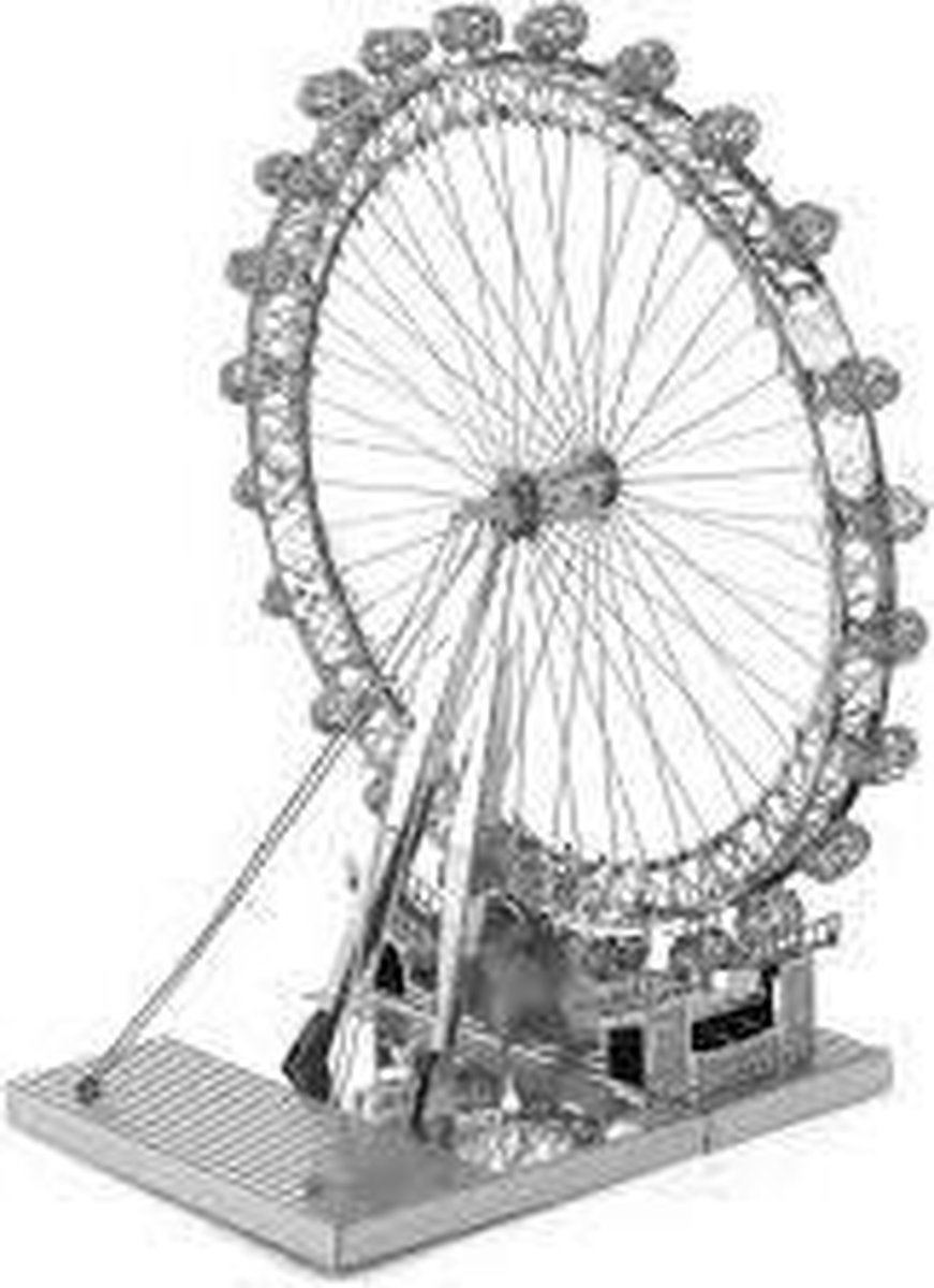 Metal Earth bouwpakket Iconix London Eye - Silver